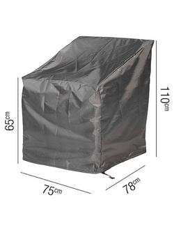 Pacific Aerocover Garden Lounge Chair Furniture Cover, 110 x 75 x 78cm, Anthracite - view 2, Anthracite