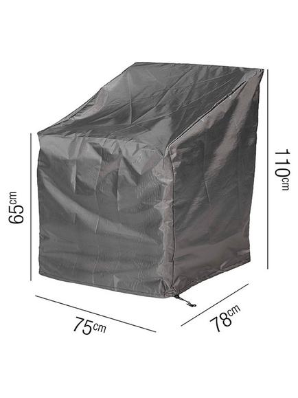 Pacific Aerocover Garden Lounge Chair Furniture Cover, 110 x 75 x 78cm, Anthracite - view 2, Anthracite