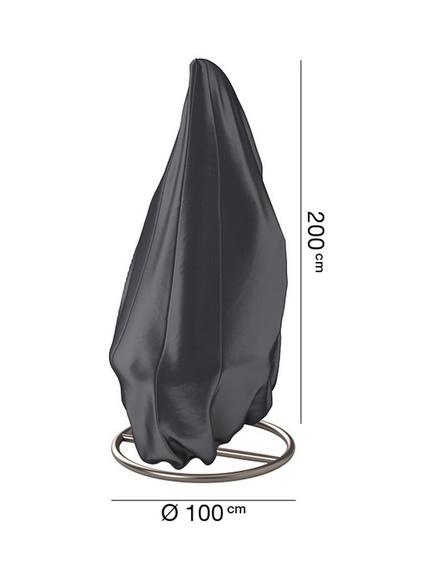 Pacific Aerocover Garden Hanging Chair Furniture Cover, Anthracite - view 2, Anthracite