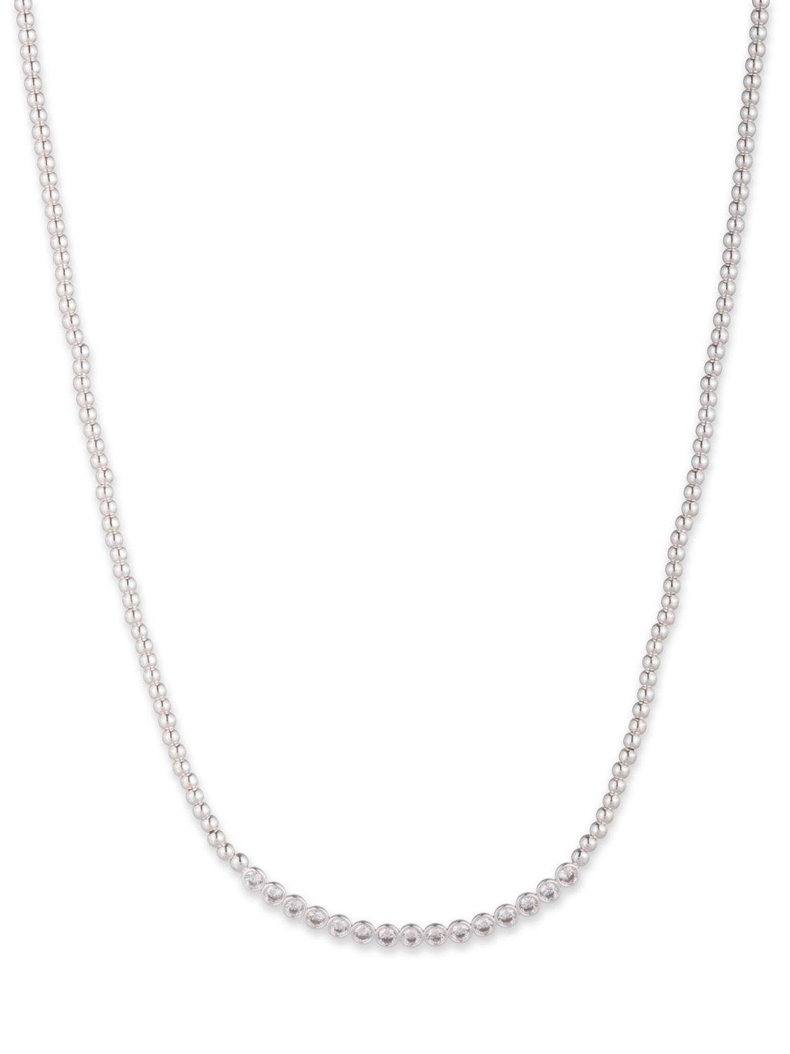 Product image 1 of 2, which shows Ralph Lauren Ophelia Necklace, Silver
