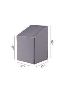Pacific Aerocover Stacking Garden Chairs Furniture Cover, 110 x 67 x 67cm, Anthracite - view 2, Anthracite