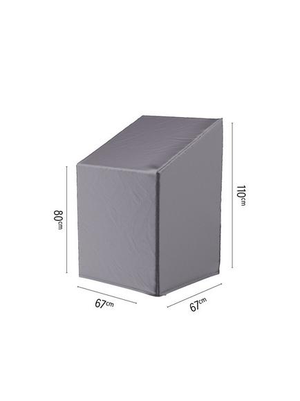 Pacific Aerocover Stacking Garden Chairs Furniture Cover, 110 x 67 x 67cm, Anthracite - view 2, Anthracite