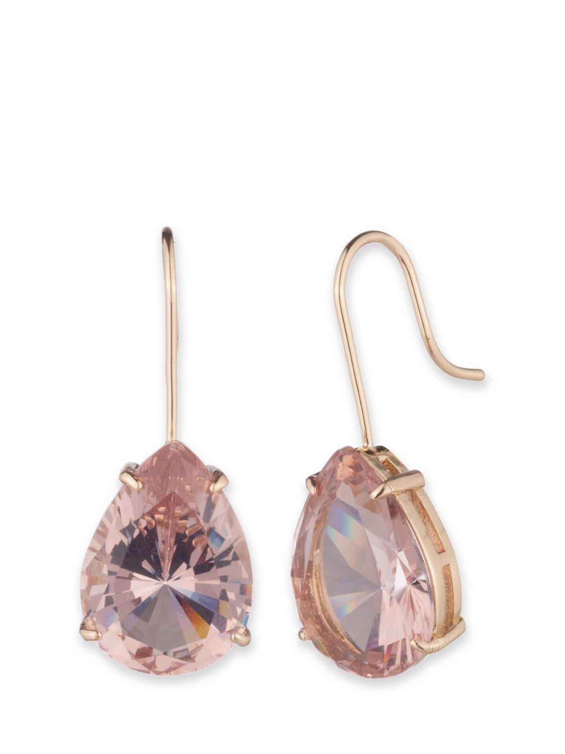 Ralph Lauren Bridgette Teardrop Earrings, Pink/Gold