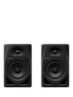 Pioneer DJ DM-40D 4" Wired Speakers, Black, Black