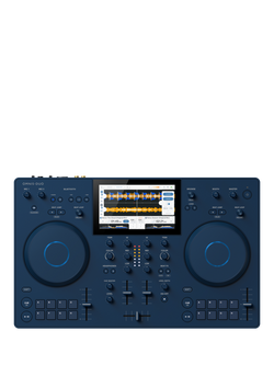 AlphaTheta Omnis-Duo Portable All-in-One DJ System, Blue, Blue