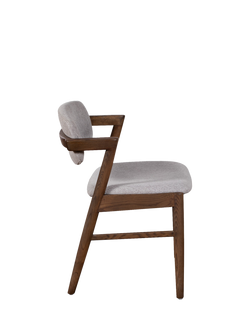 G Plan Vintage Henley Dining Chair, Mid Oak - view 2, Henley Dark