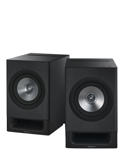 Technics SC-CX700B Bookshelf Wireless Hi Fi Speaker System, Charcoal Black