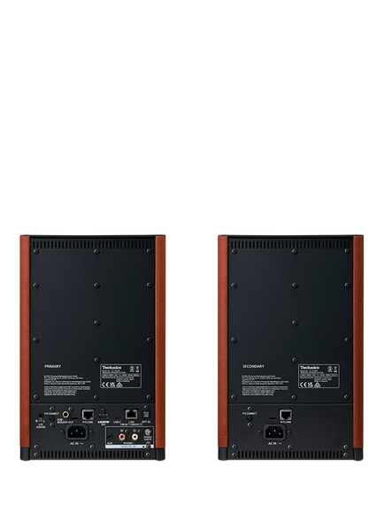 Technics SC-CX700B Bookshelf Wireless Hi Fi Speaker System - view 2, Terracotta Brown