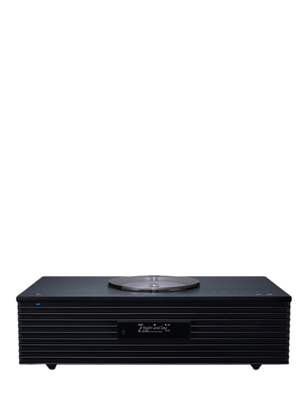 Technics SC-C70MK2 Premium High Resolution Hi-Fi System with Bluetooth, Wi-Fi, Chromecast & AirPlay 2, Black, Black