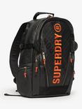 Superdry Tarp All Over Print Rucksack, Black Aop