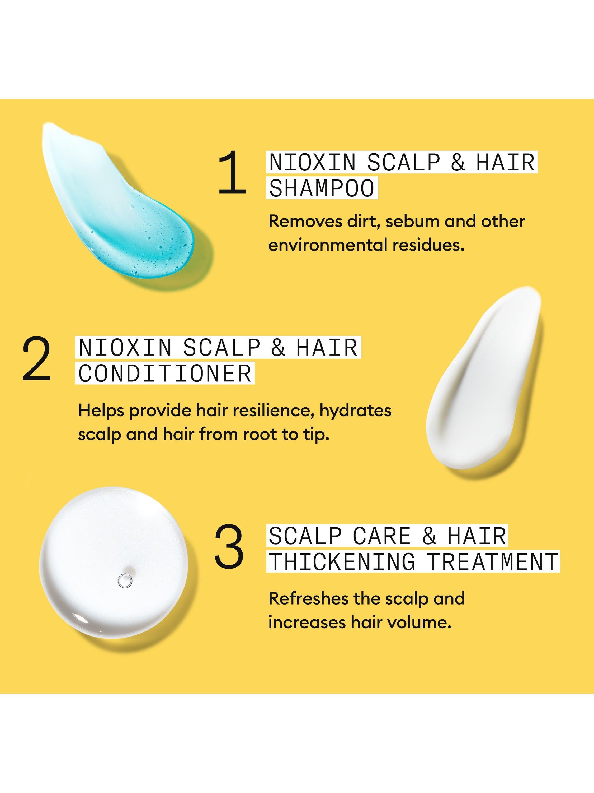 Product image 9 of 11, which shows Nioxin Pro Clinical Scalp + Hair Thickening System Kit 1 for Natural Hair with Light Thinning