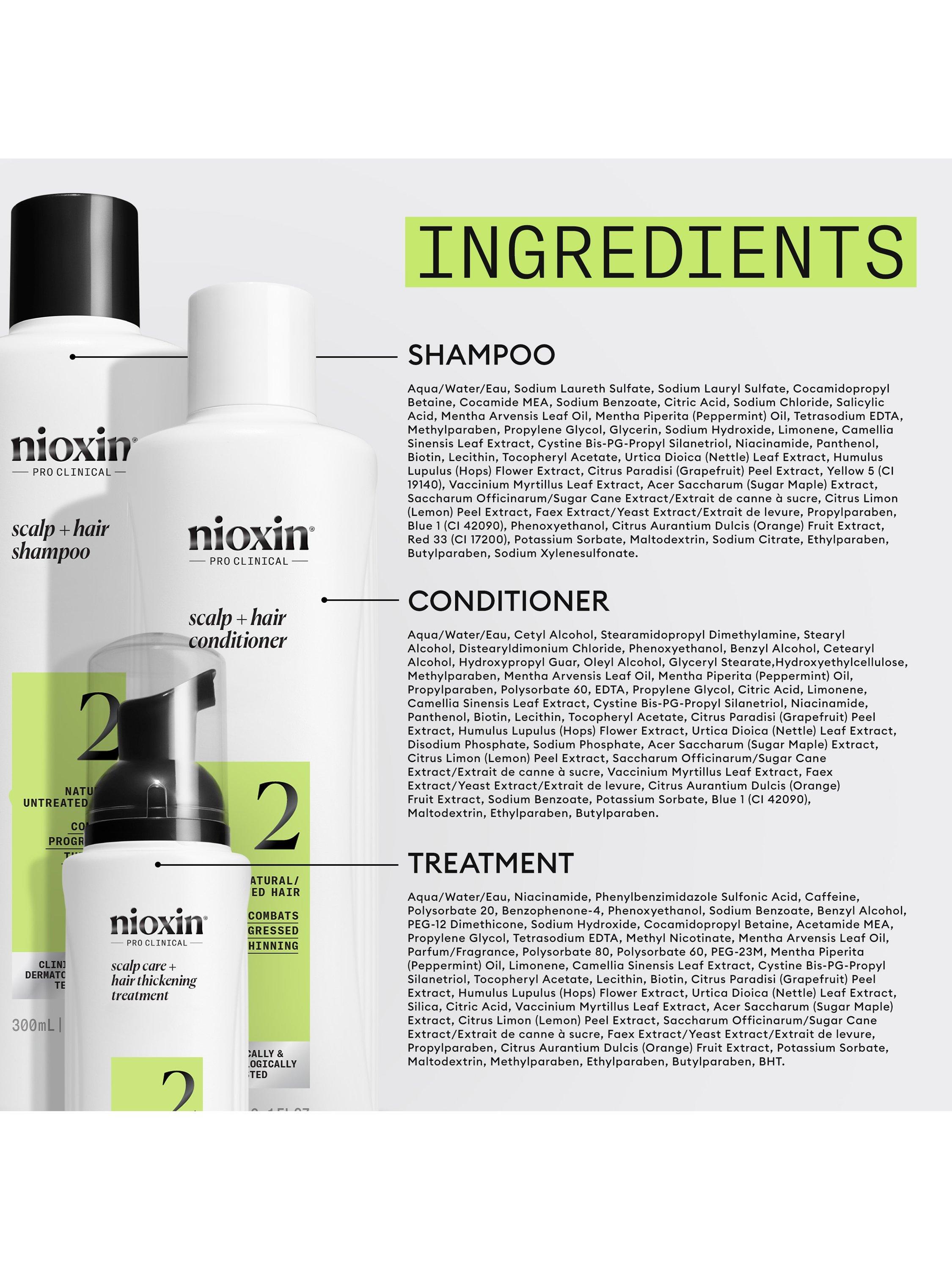 Product image 10 of 11, which shows Nioxin Pro Clinical Scalp + Hair Thickening System Kit 1 for Natural Hair with Light Thinning
