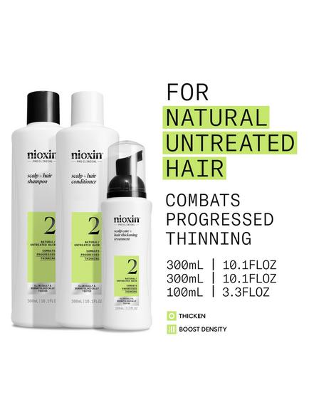 Nioxin Pro Clinical Scalp + Hair Thickening System Kit 2 for Natural Hair with Progressed Thinning - view 2, 