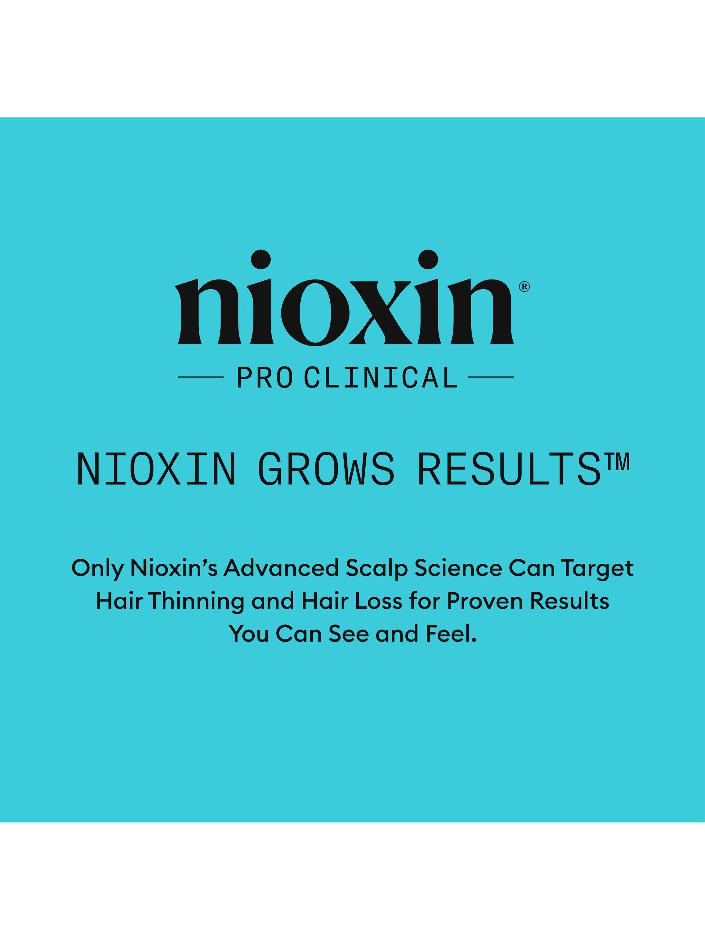 Product image 11 of 11, which shows Nioxin Pro Clinical Scalp + Hair Thickening System Kit 3 for Coloured Or Dry Damaged Hair with Light Thinning