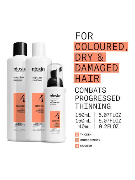 Nioxin Pro Clinical Scalp + Hair Thickening System 4 Trial Kit for Coloured Or Dry Damaged Hair with Progressed Thinning - view 2, 