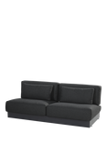 4 Seasons Outdoor Ibiza 4-Seater Garden Corner Lounge Sofa & Tables Set, Anthracite/Teak