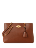 Mulberry Lily Small Classic Grain Leather Chain Handle Tote Bag, Oak