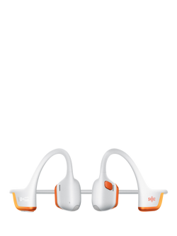 Shokz OpenRun Pro 2 Bluetooth Wireless Open-Ear Headphones, USB-C Charging, EK Limited Edition, Grey and Orange - view 2, Grey And Orange