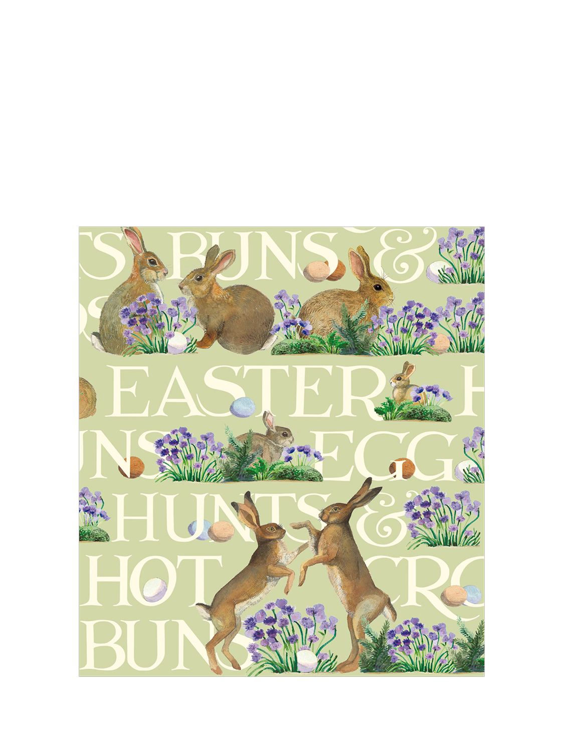 Emma Bridgewater Rabbits and Easter Egg Hunt Easter Card