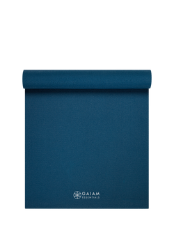 Gaiam Essentials Yoga Mat, Navy, Navy