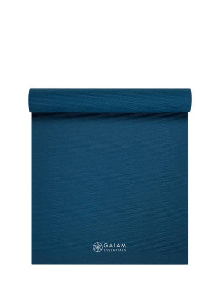 Gaiam Essentials Yoga Mat, Navy, Navy