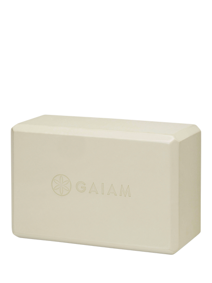 Gaiam Yoga Block, Sandstone, Sandstone