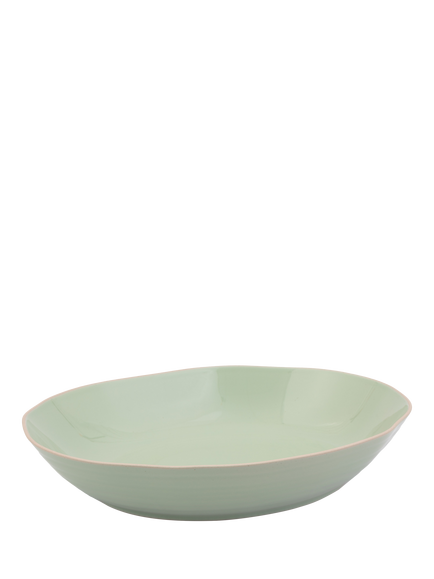 Jamie Oliver Big Love Stoneware Bowl, 39cm, Green, Multi