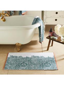 William Morris At Home Marigold Bath Mat - view 2, Mineral