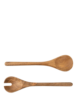 Jamie Oliver Big Love Mango Wood Salad Servers, Set of 2, Multi