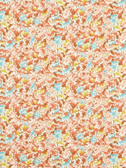 Harlequin Tree Tops Furnishing Fabric, Baked Terracotta/Azu