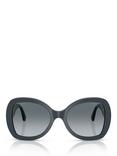 CHANEL Round Polarised Sunglasses CH5531, Petrol
