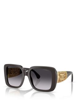CHANEL Square Sunglasses CH5532, Grey, Grey