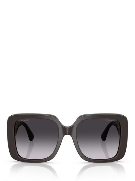 CHANEL Square Sunglasses CH5532, Grey - view 2, Grey