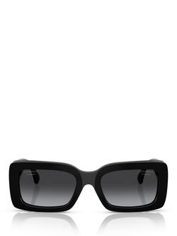 CHANEL Polarised Rectangular Sunglasses CH5534, Black - view 2, Black