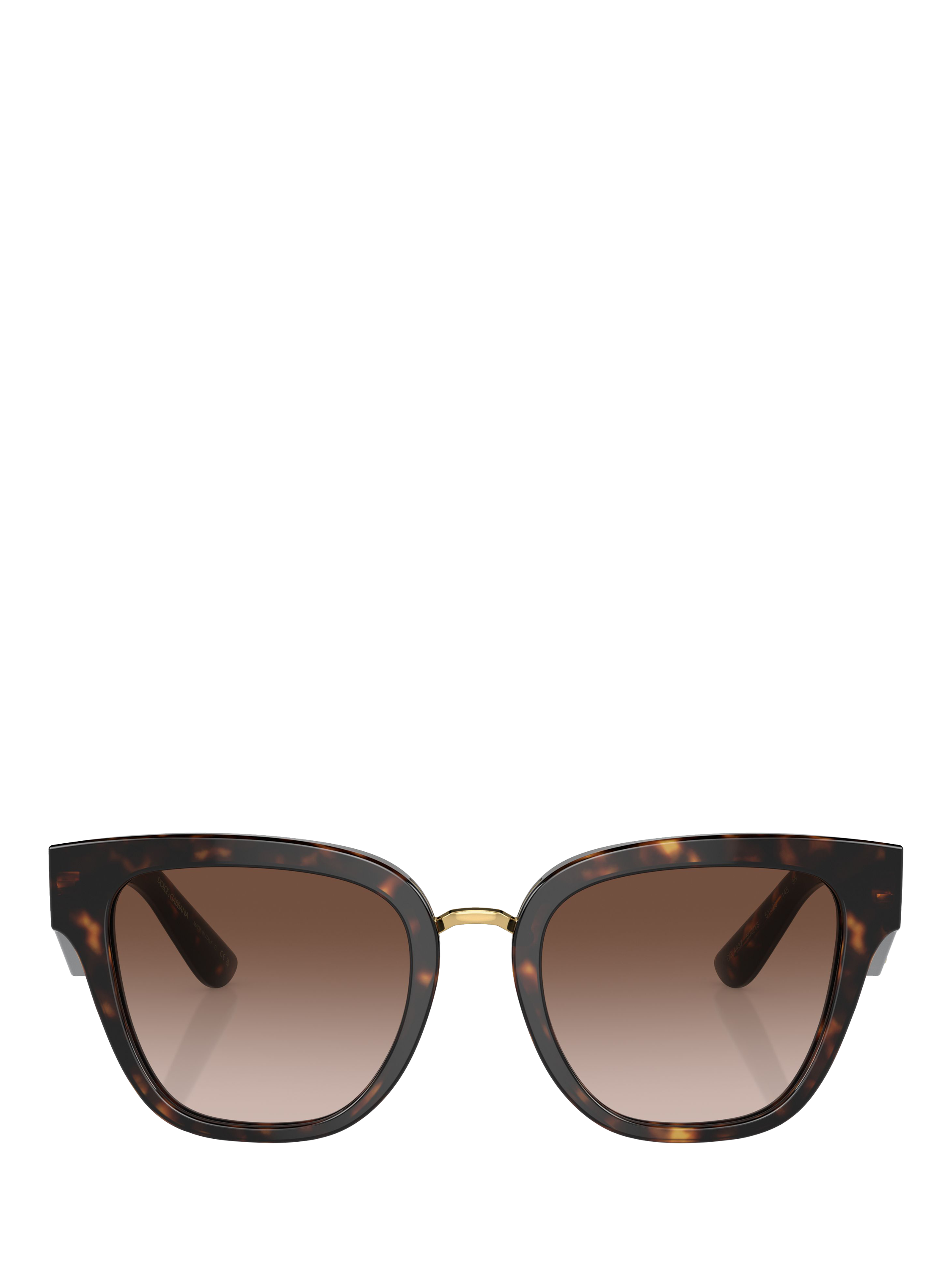Product image 2 of 5, which shows Dolce & Gabbana DG4437 Women's Butterfly Sunglasses, Havana