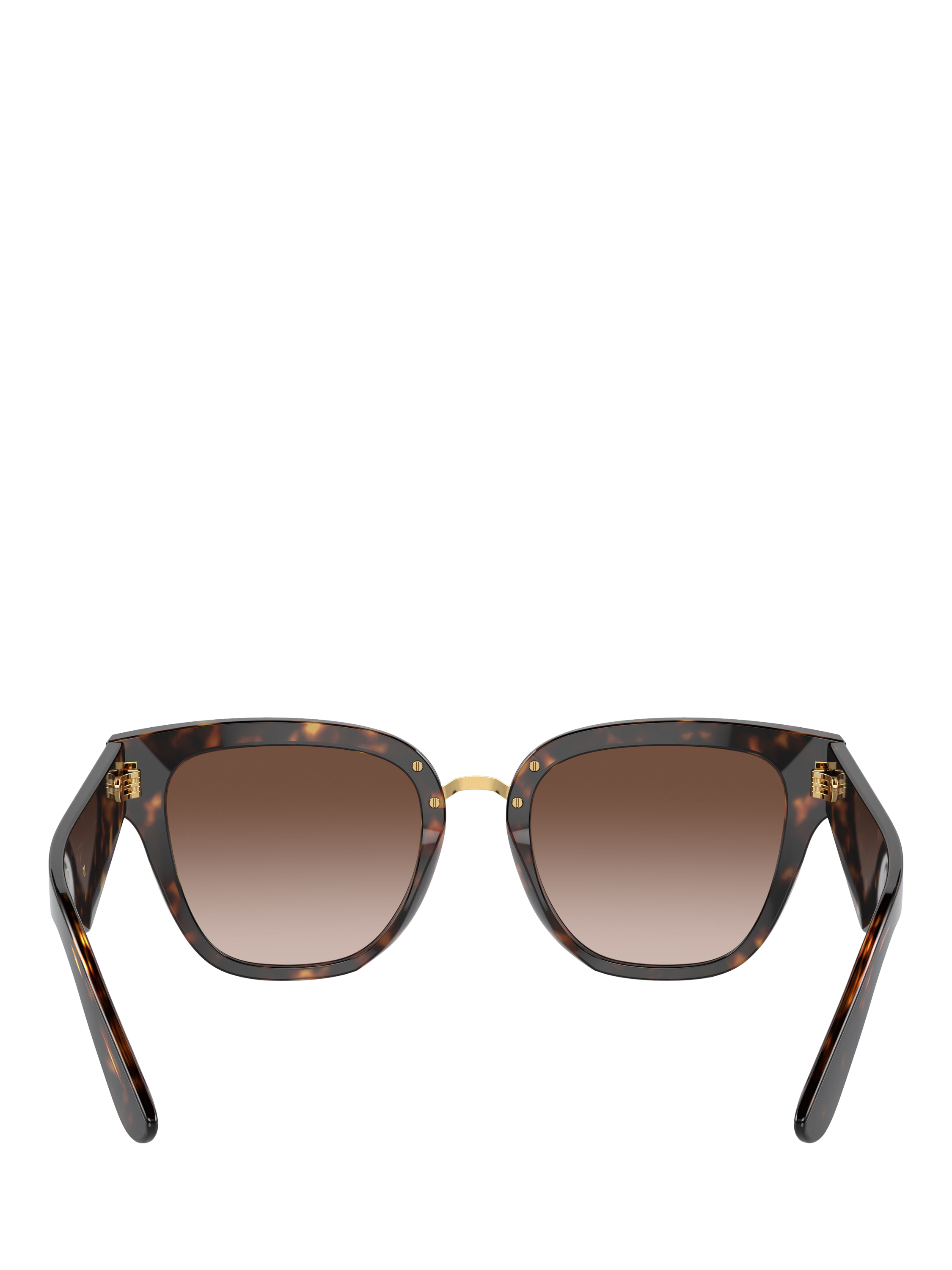 Product image 4 of 5, which shows Dolce & Gabbana DG4437 Women's Butterfly Sunglasses, Havana