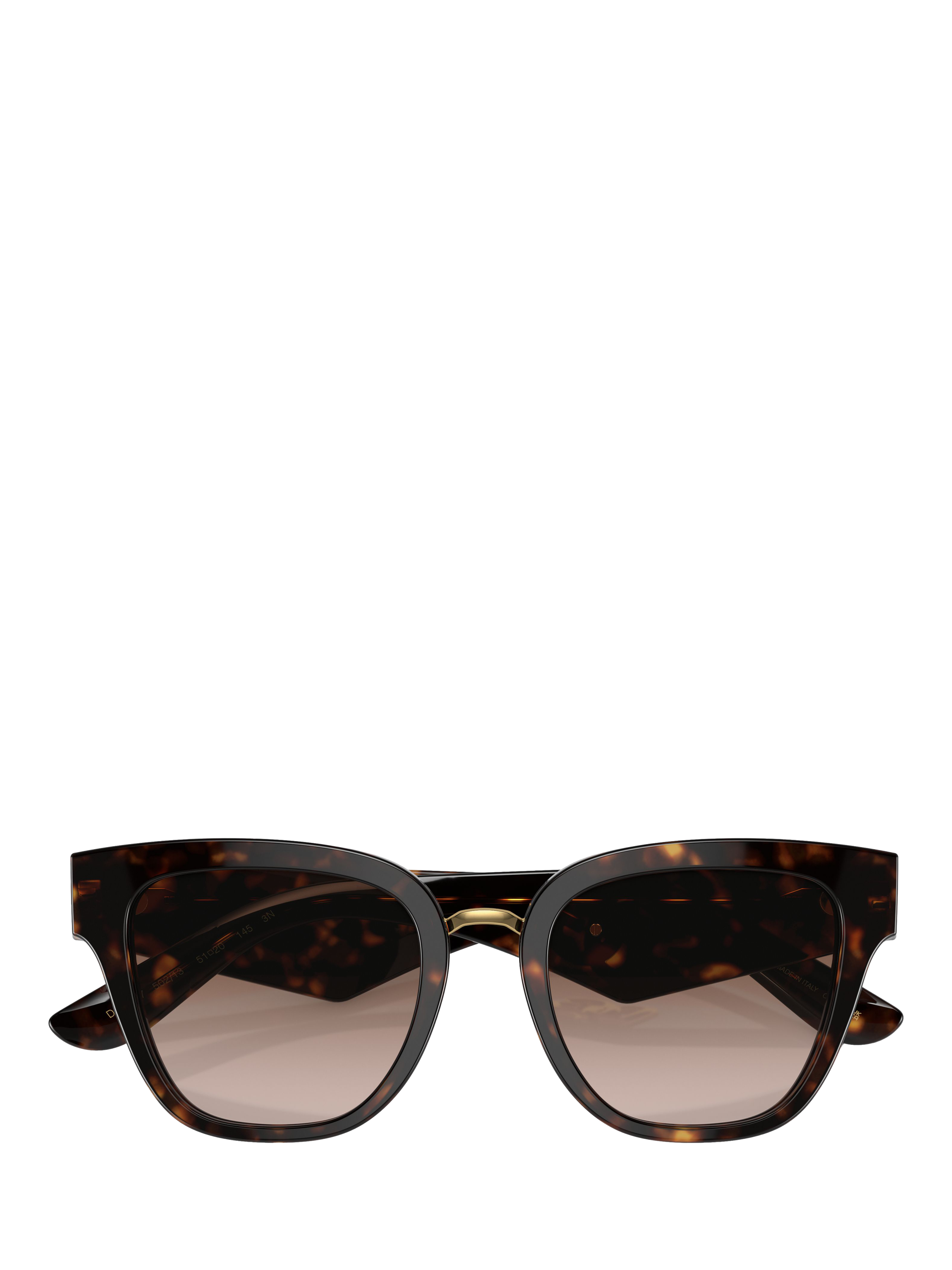 Product image 5 of 5, which shows Dolce & Gabbana DG4437 Women's Butterfly Sunglasses, Havana