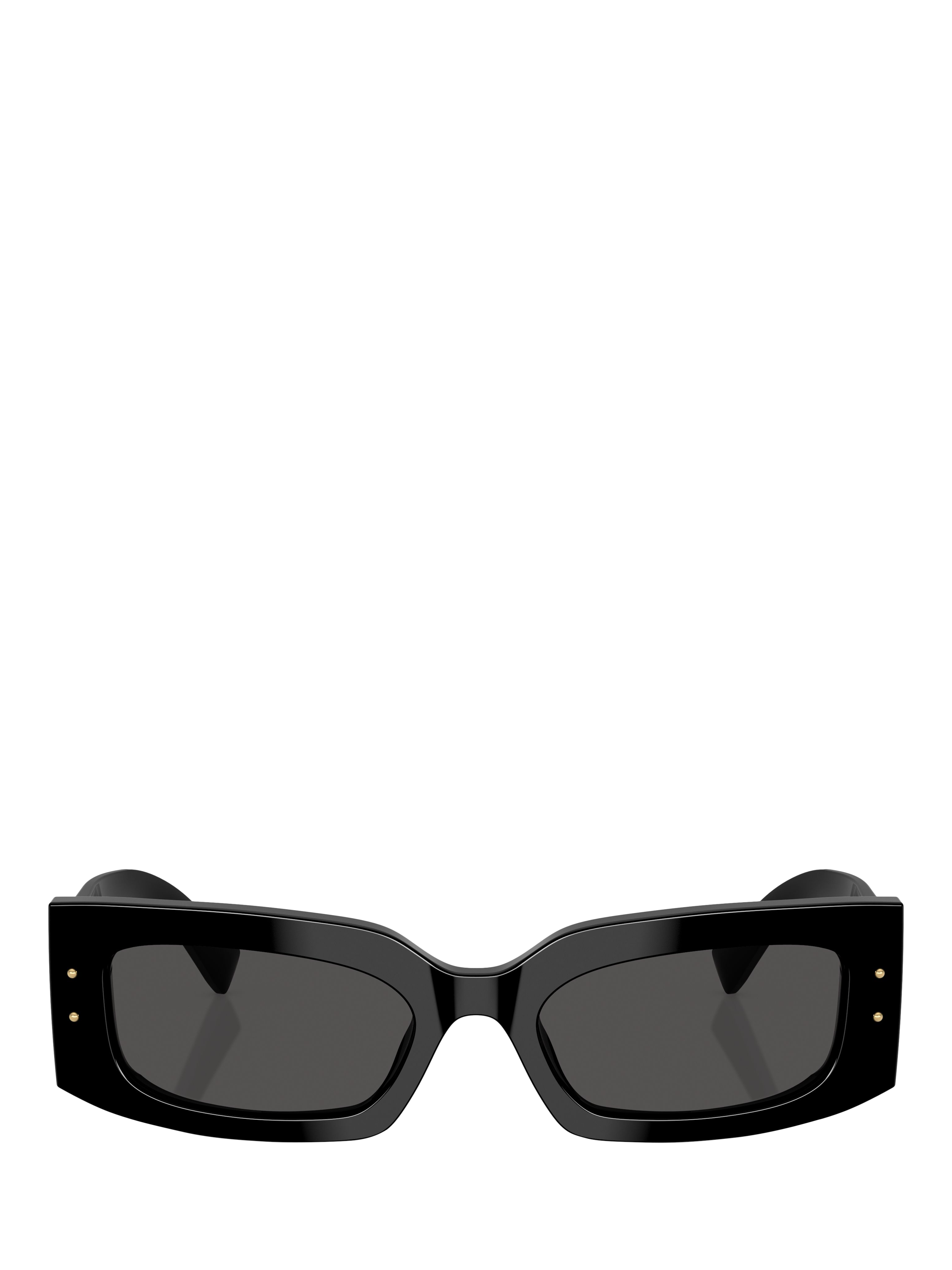 Product image 2 of 5, which shows Dolce & Gabbana DG4479 Women's Rectangular Sunglasses, Black