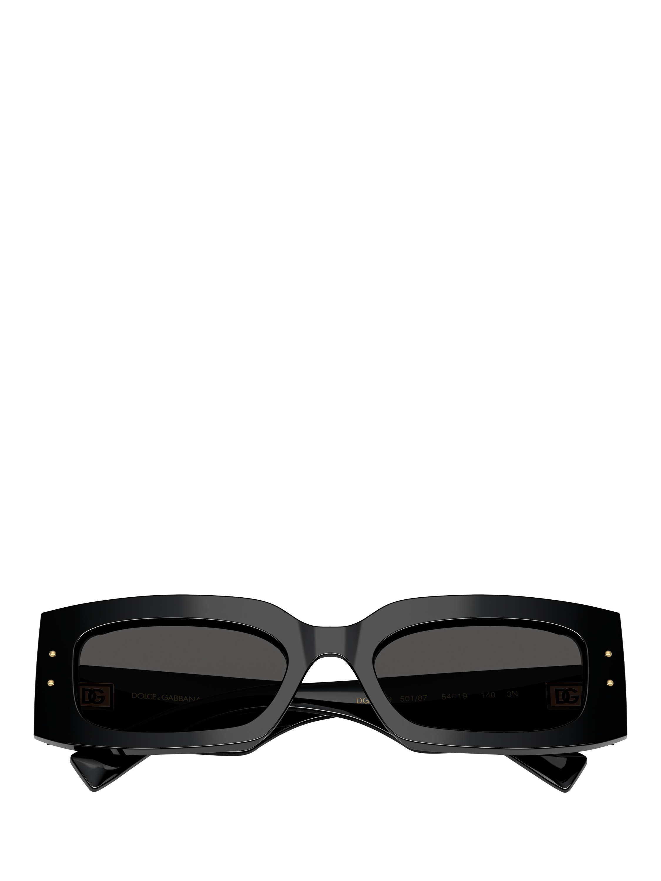 Product image 5 of 5, which shows Dolce & Gabbana DG4479 Women's Rectangular Sunglasses, Black