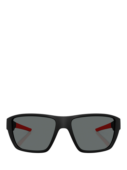 Scuderia Ferrari 0FZ6012U Wrap Sunglasses - view 2, Matte Black/Grey
