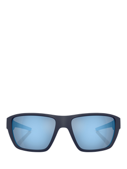 Scuderia Ferrari 0FZ6012U Wrap Sunglasses - view 2, Matte Blue/Mirror Blue