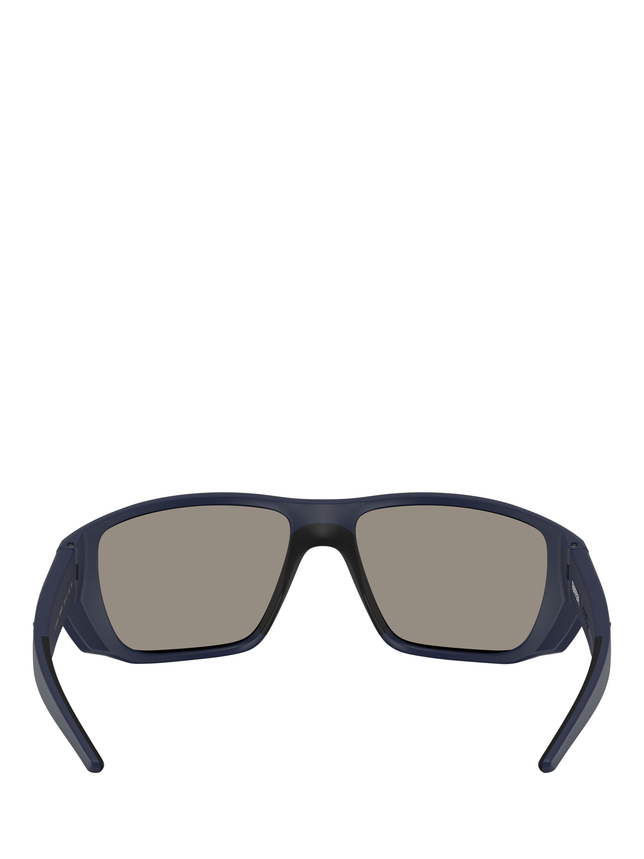 Product image 4 of 6, which shows Scuderia Ferrari 0FZ6012U Wrap Sunglasses, Matte Blue/Mirror Blue
