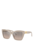 Jimmy Choo 0JC5031 Square Sunglasses, Beige/Pink Grey