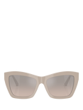 Jimmy Choo 0JC5031 Square Sunglasses, Beige/Pink Grey