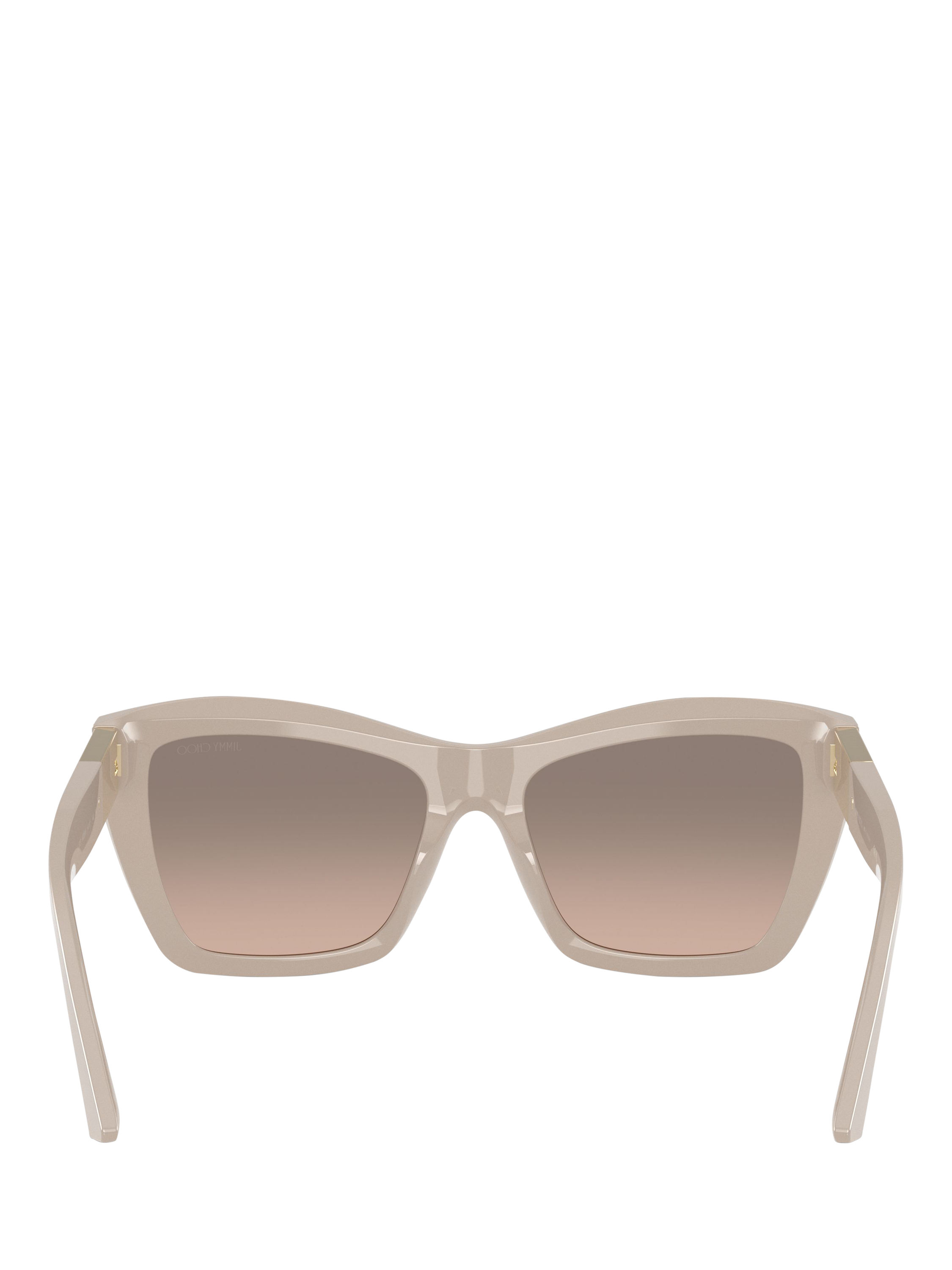 Product image 4 of 5, which shows Jimmy Choo 0JC5031 Square Sunglasses, Beige/Pink Grey