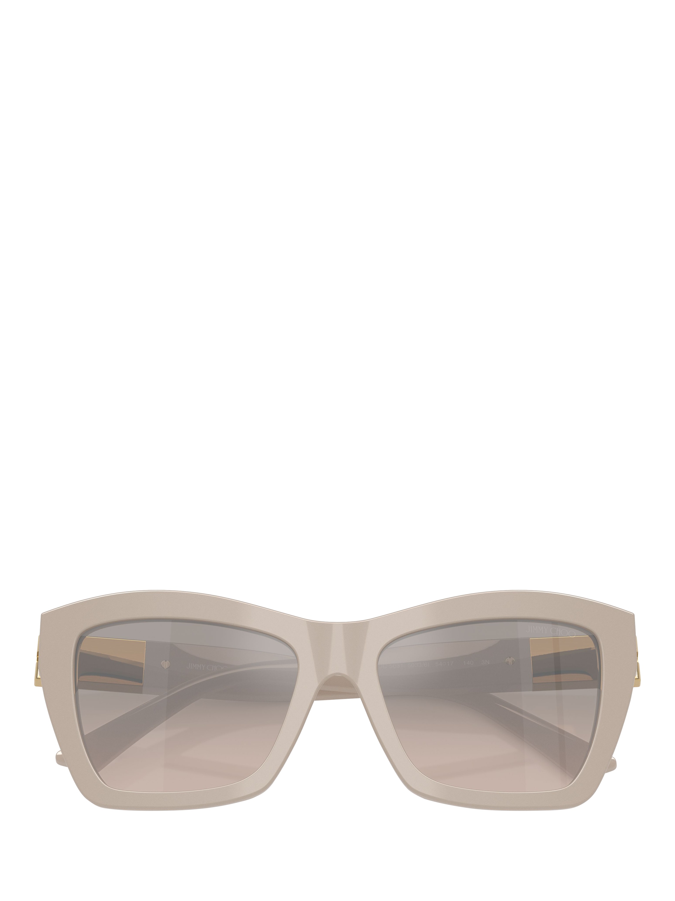 Product image 5 of 5, which shows Jimmy Choo 0JC5031 Square Sunglasses, Beige/Pink Grey