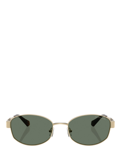 Michael Kors 0MK1161 Square Sunglasses, Light Gold/Green - view 2, Light Gold/Green