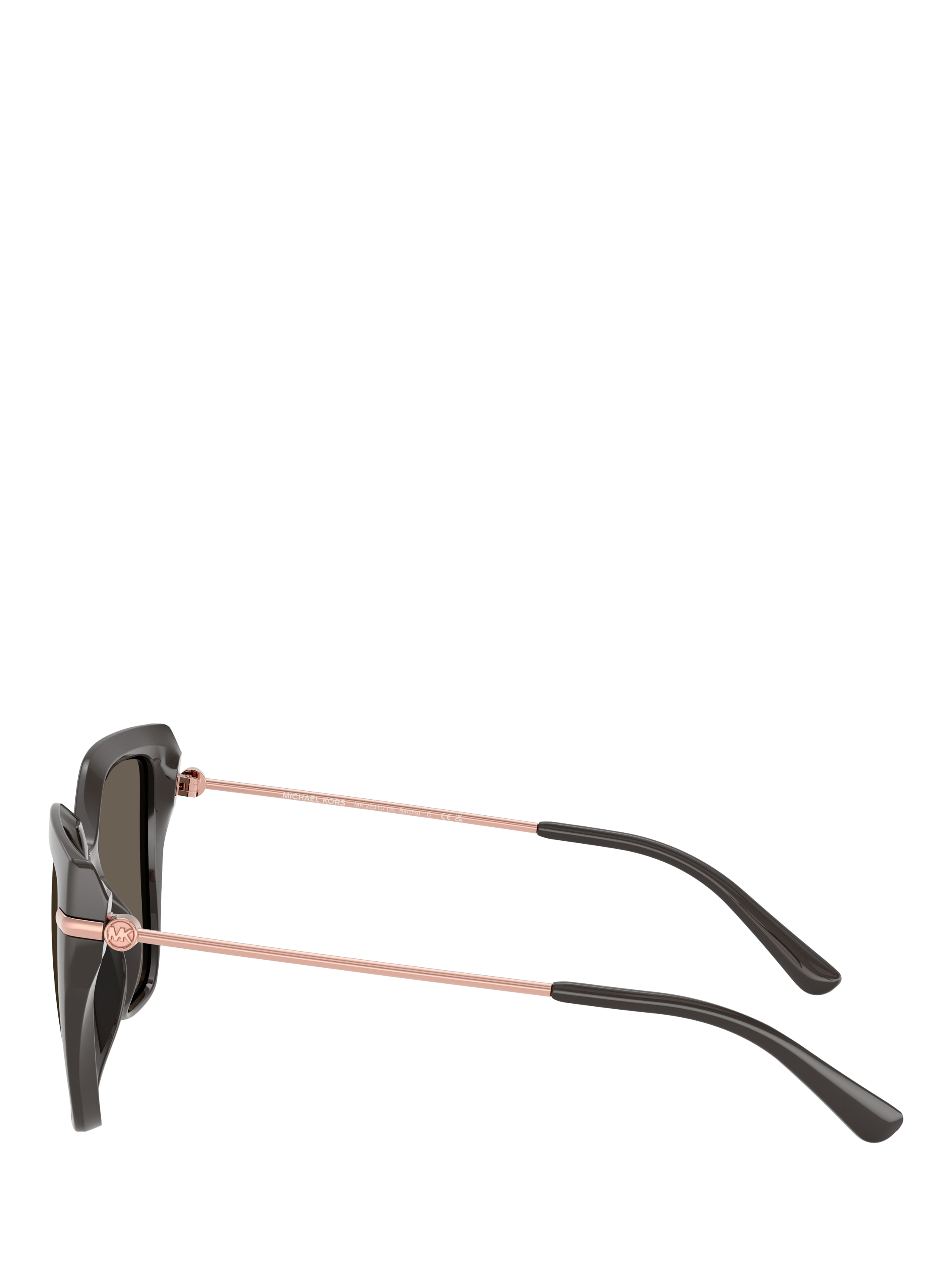 Product image 3 of 5, which shows Michael Kors 0MK2231U Cat's Eye Sunglasses, Ash/Grey