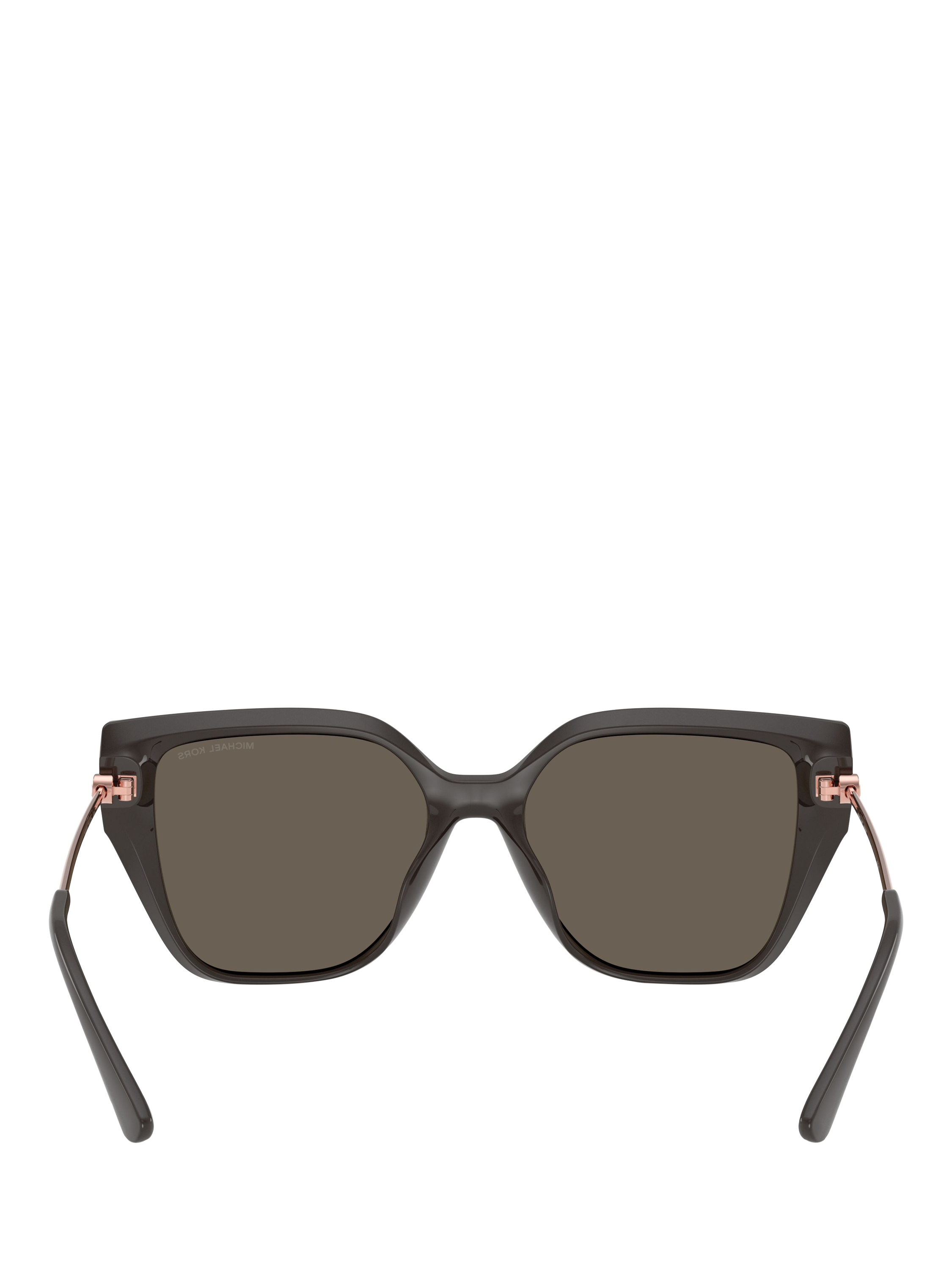 Product image 4 of 5, which shows Michael Kors 0MK2231U Cat's Eye Sunglasses, Ash/Grey