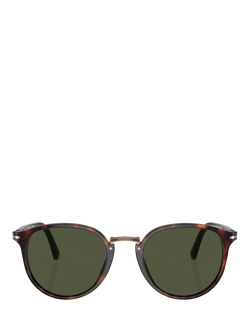 Persol 0PO3210S Round Sunglasses, Havana - view 2, Havana
